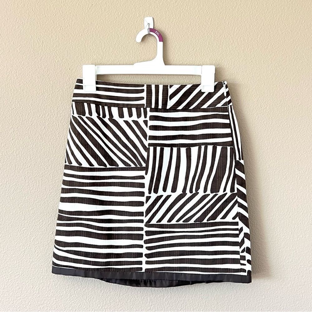 NWT Ann Taylor Petite Striped Mini Pencil Skirt